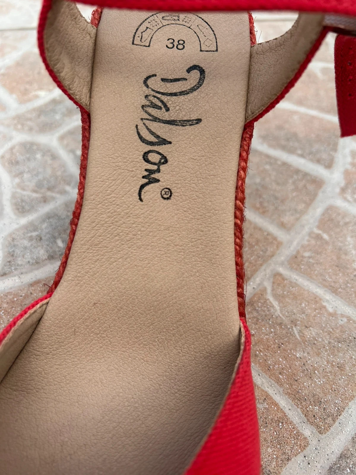 Sapatos com plataforma 38 Dalson vermelho em muito bom estado para mulher – photo 10
